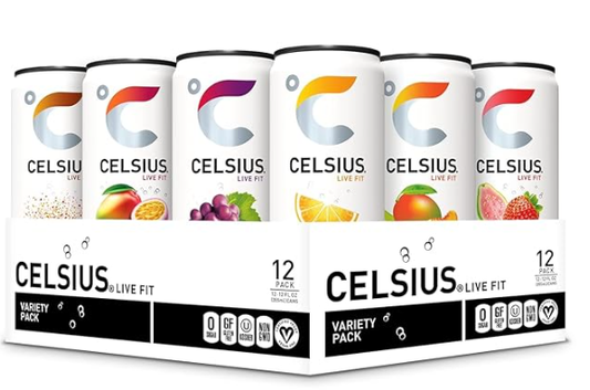 Functional Essential Energy Drink, Multiple Flavors, 12 Fl Oz (Pack of 12)